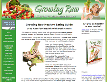 Tablet Screenshot of growingraw.com